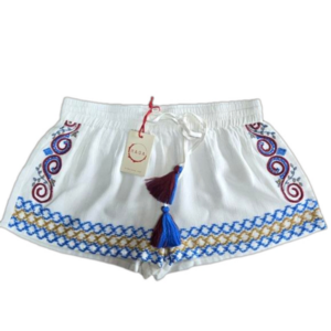 RAGA Anthropologie Lightweight Sheer Micro Mini Sheer Ivory Shorts, Small, NWT